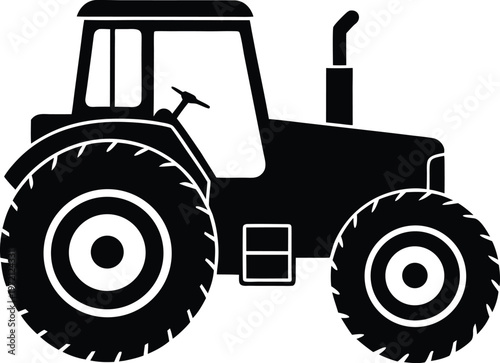 tractor isolated on white background