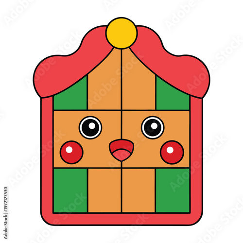 A small numbered door on a Christmas advent calendar hides a daily surprise, building festive excitement as each window opens toward Christmas Day. marking countdown to the holiday
