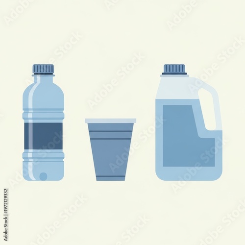 Hydration Packaging Icons