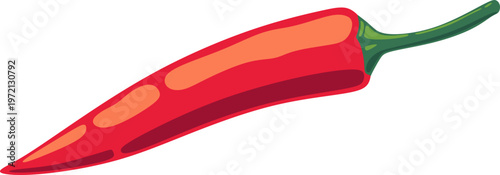 Red Chili Pepper Illustration