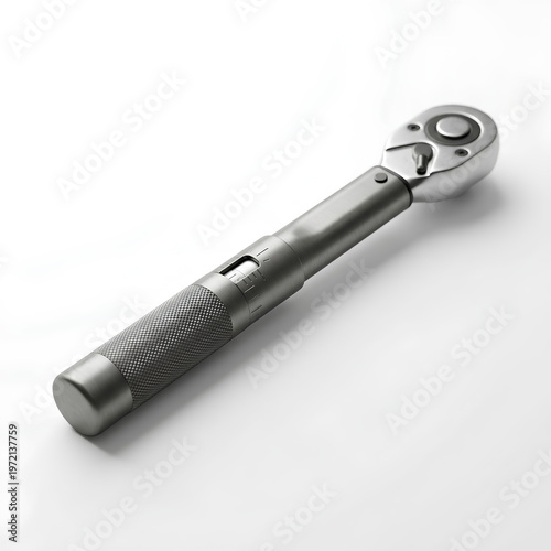 Professional torque wrench for precise tightening of bolts and nuts.