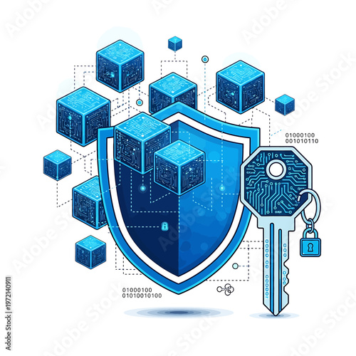 Digital Shield with Key Protection.