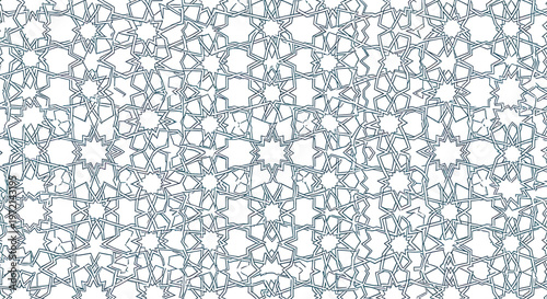 Gray and white geometric mosaic pattern.