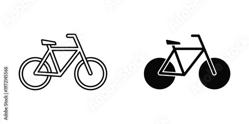 Comparison of road bicycle and fixed-gear bicycle designs with different tire styles