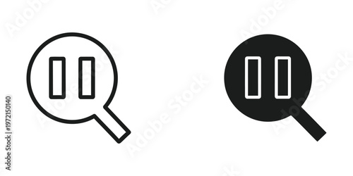 Contrasting magnifying glasses highlighting different text styles with colons