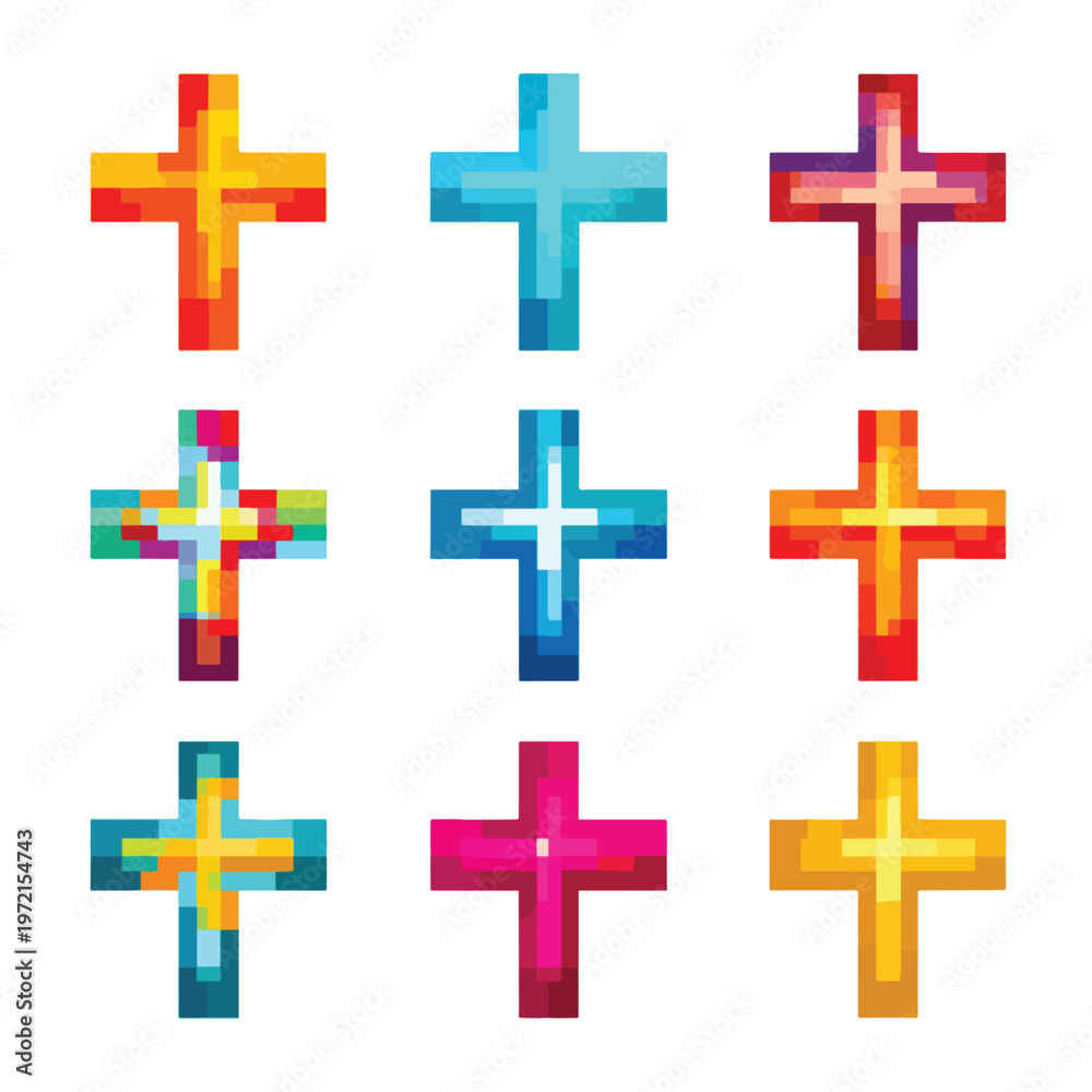 Fototapeta premium cross vector