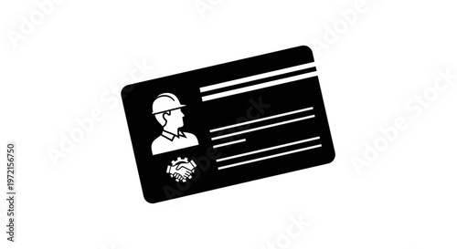 May day Medical ID card, healthcare identification, doctor badge, vaccination record isolated on White Background vactor EPS