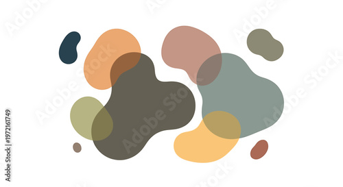 Colorful abstract shapes and blobs 8.