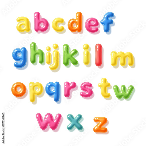 Colorful Alphabet Letters in Toy Form 3.