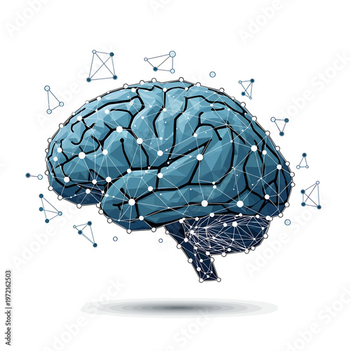 Brain with neural network connections 2.
