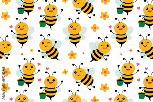 Colorful cartoon animals lined up in a playful row Vector