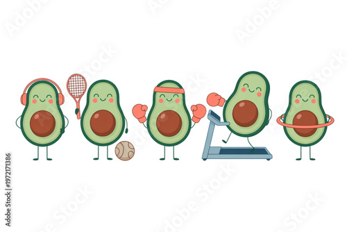 Playful cartoon bats flying in a synchronized formation Vector