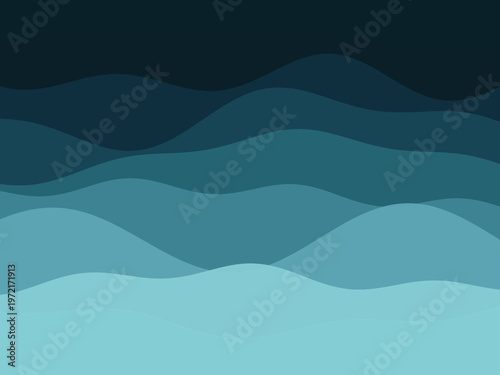 Abstract Paper Art Layers Depth Shadow Minimal Vector Design