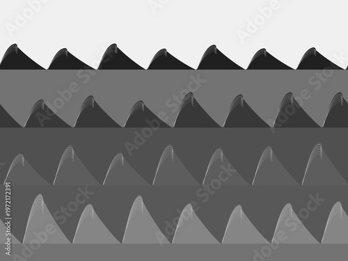 Traditional Japanese Wave Blue White Decorative Background