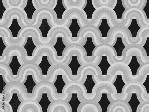 Gatsby Style Decorative Arch Seamless Vintage Design Wallpaper