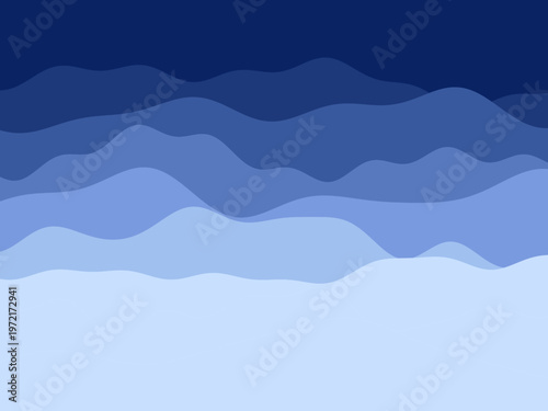 Layered Paper Cutout Waves Modern Elegant Design Background