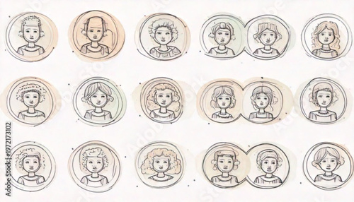 Ancient Roman coin collection featuring various emperors and historical figures.