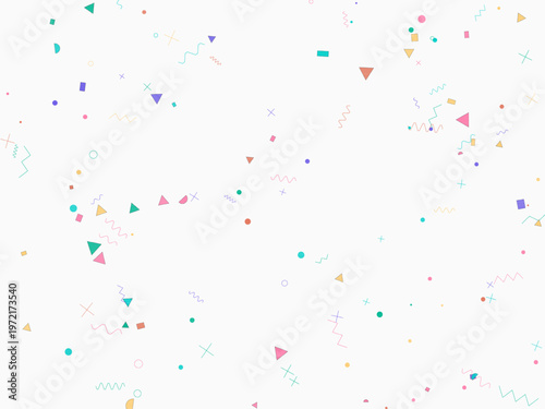 Retro 80s 90s Memphis Pattern Zigzag Dots Triangles Wallpaper