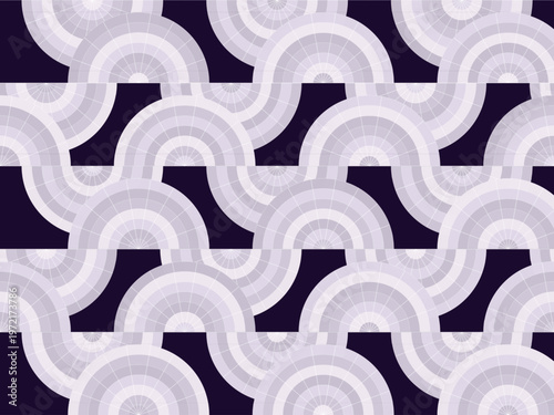 Gatsby Style Decorative Arch Seamless Vintage Design Wallpaper