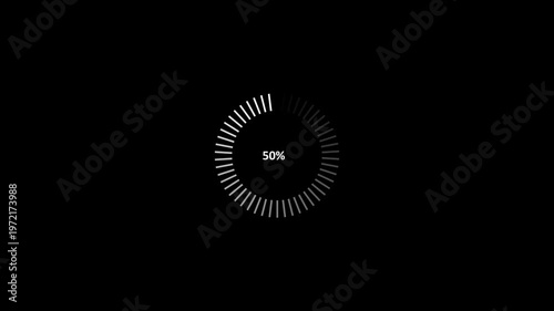 Animated spinning waiting icon on white background. Loading circle animation. Seamless Loop and animated circle loading gif video Animated of circle loading icon.Dots, circle and animation icon for.