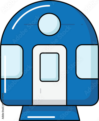 Design Subway Illustration Flat Icon
