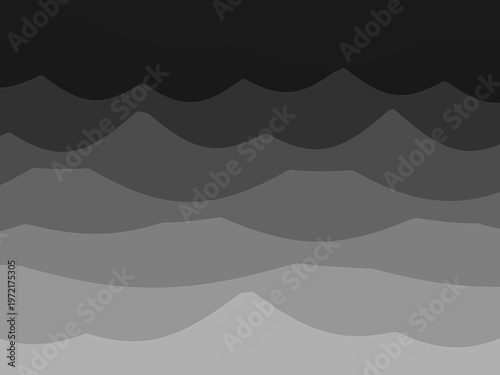Paper Cut Layered Depth Abstract Background Shadow Effect