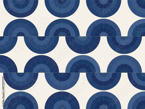 Gatsby Style Decorative Arch Seamless Vintage Design Wallpaper