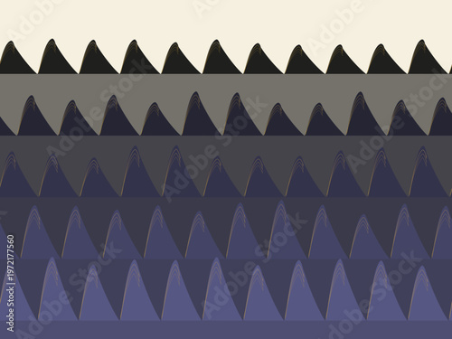 Ukiyo-e Inspired Cresting Waves Elegant Oriental Design