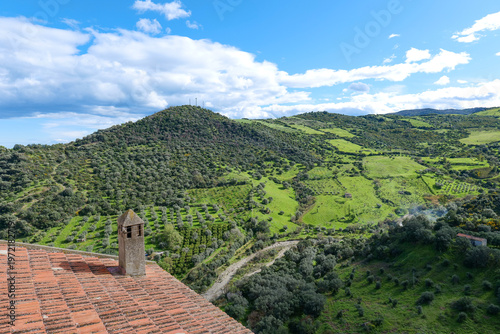 Wallpaper Mural View of the landscape around the houses of Rocca Imperiale, a village in Calabria, Italy. Torontodigital.ca