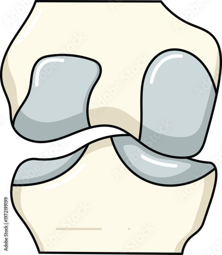 Design Cartilage Illustration Flat Icon