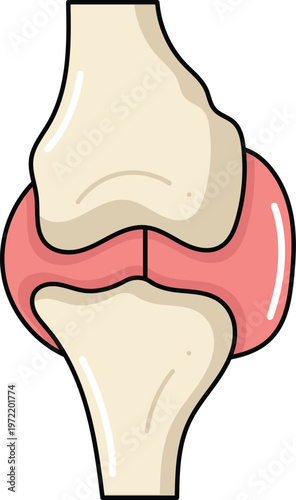 Design Cartilage-injury Illustration Flat Icon