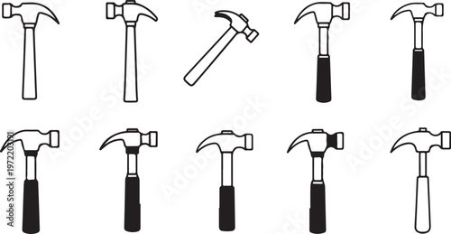 Black and white of ten different types of candlesticks and candle holders taper candle pillar candle