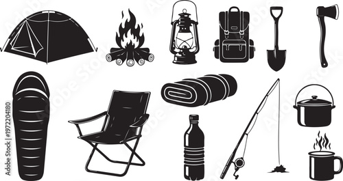 Camping equipment and gear for outdoor adventure and travel