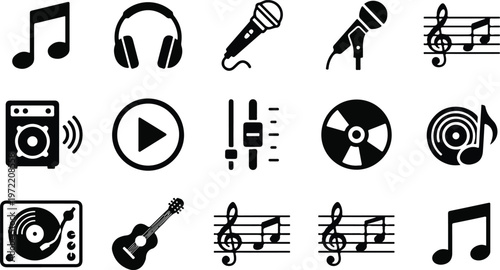 62_Icon-set-for-Music-Audio-featuring-symbols-like-mu