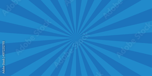 Abstract sunburst pattern blue design. Vintage sunrays illustration swirl grunge backdrop line. sun beam vector banner design and comic burst gradient concept pattern.