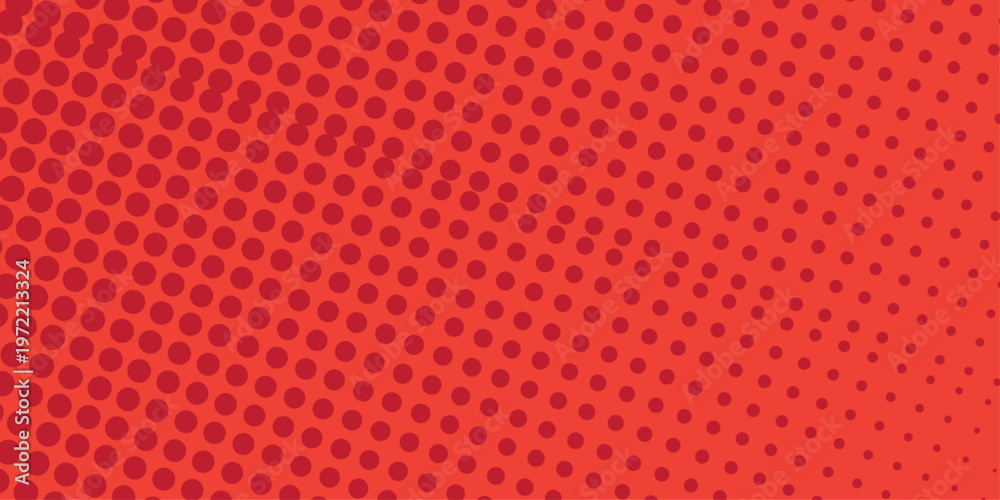 Obraz premium vector red dots spiral halftone metal grid fabric pattern textile structure polka dot background. halftone gradient dynamic pattern transparent