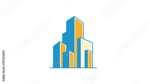Free Download Modern Cityscape Graphic Depicting Buildings and Urban Architecture. - GFXLoad