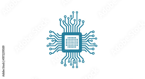 Modern Computer Chip Design - Central Processing Unit Technology.
