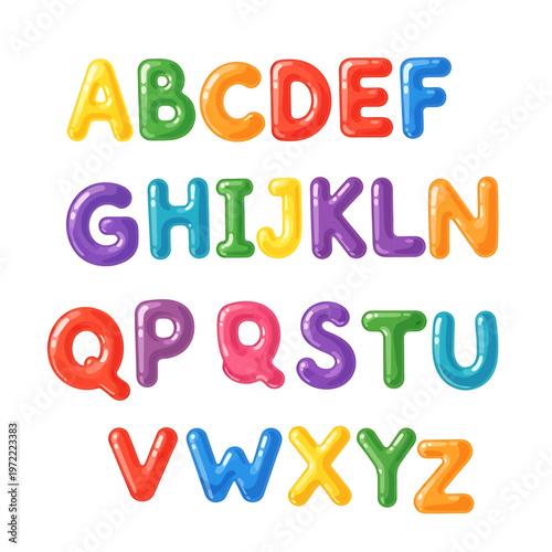 Colorful plastic alphabet letters toy 5.