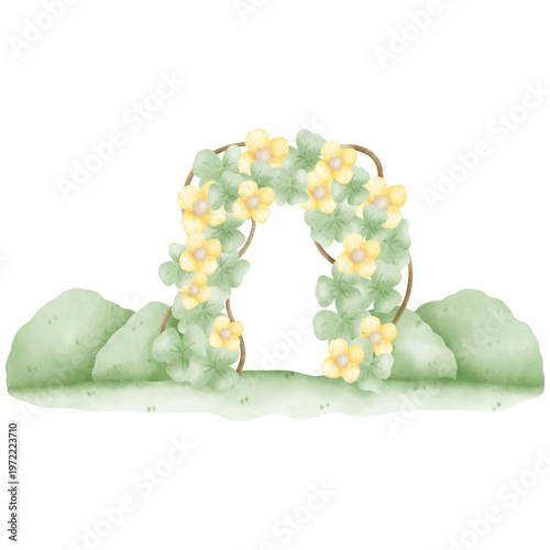 Lucky Garden Clipart – Cute Floral and Nature Illustration Set