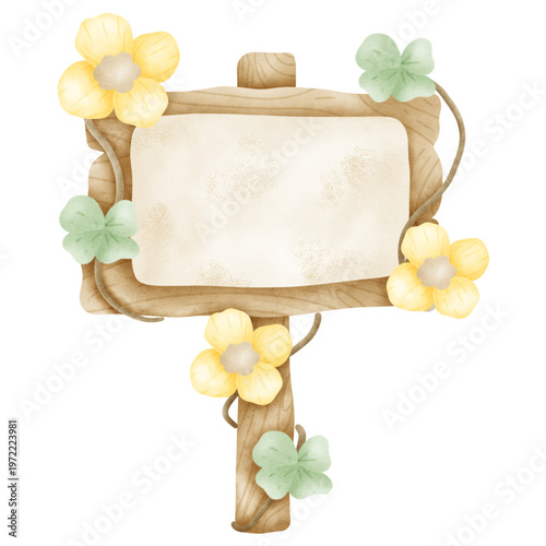 Lucky Garden Clipart – Cute Floral and Nature Illustration Set