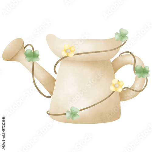 Lucky Garden Clipart – Cute Floral and Nature Illustration Set