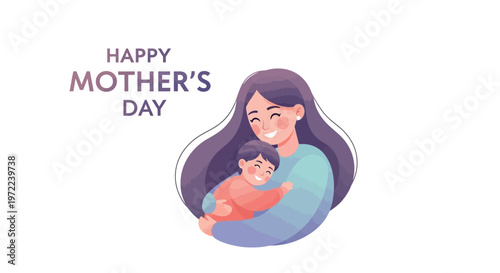 A loving mother cradles her baby celebrating mother s day with joy