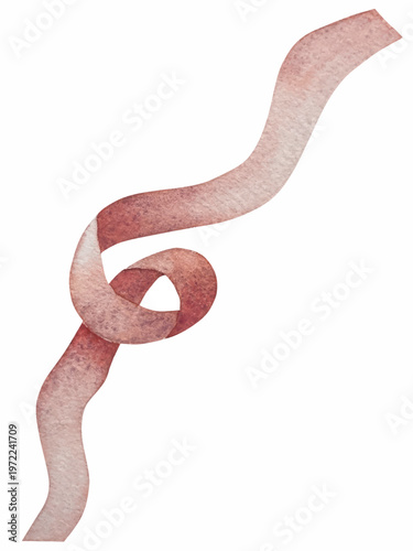 Hand drawn watercolor knitting and sewing elements set. A ball of yarn, crochet, thread, handcraft supplies, sewing, embroidering. Handmade and hobby supplies in blue, beige and pink colors. Vintage