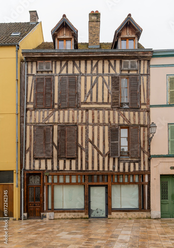 Wallpaper Mural Historic house in Troyes Torontodigital.ca