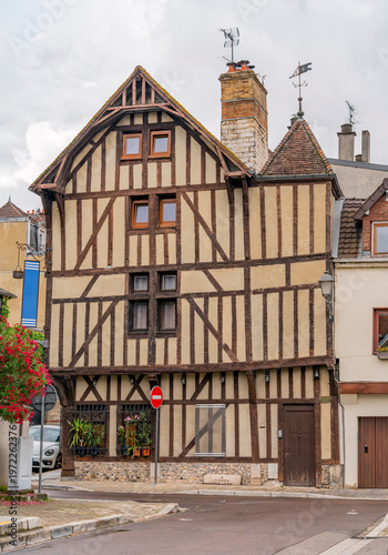 Wallpaper Mural Historic house in Troyes Torontodigital.ca