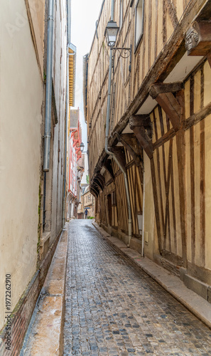 Wallpaper Mural Narrow alley inTroyes Torontodigital.ca