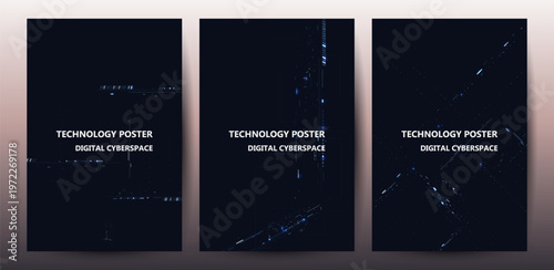 Digital Cyberspace Connection Network Background