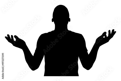 Radical Acceptance - Open Hands Silhouette