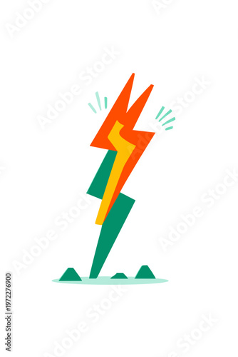 Vibrant Seismic Wave Graph Showing Intense Earthquake Activity